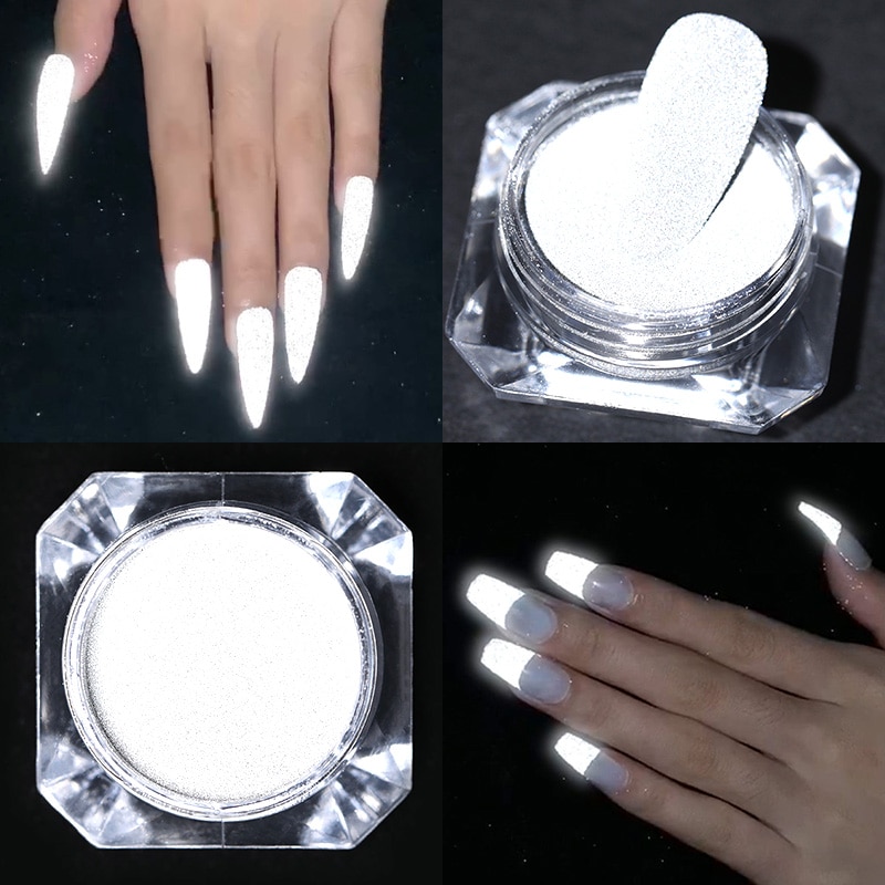 Clorful Opal Jelly lentejuelas brillo de uñas copos oro plata Holographics polvo brillante polvo arte uñas decoración DIY manicura