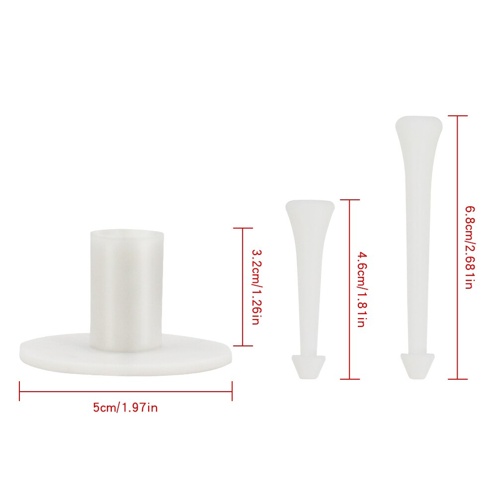 1 sett gummi-vinterområde kjørematte til golf kjøring område tee treningsverktøy hvit golfmatte trening treningstilbehør