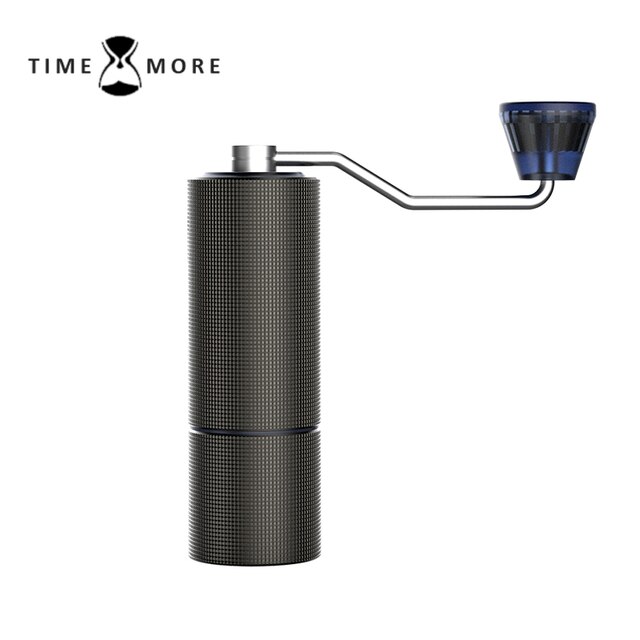 TIMEMORE upgrade Chestnut C2 Manual Coffee Grinder Portable Hand Grinder Mill With Double Bearing Positioning: C2 Blue