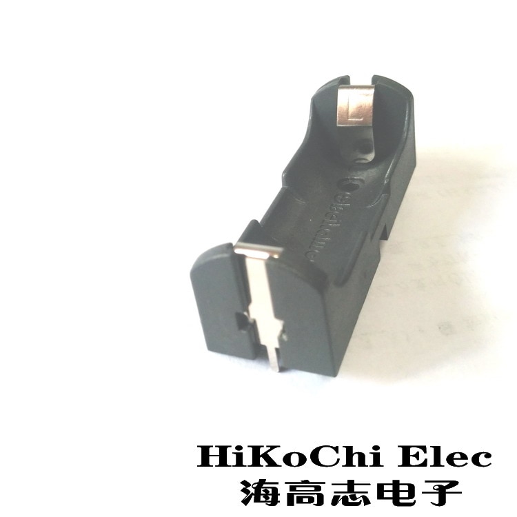 battery holder 1 slot 18500 18505 Battery box 1cell dip type 3.7v Nylon fire resistance to high temperature of 260 degrees