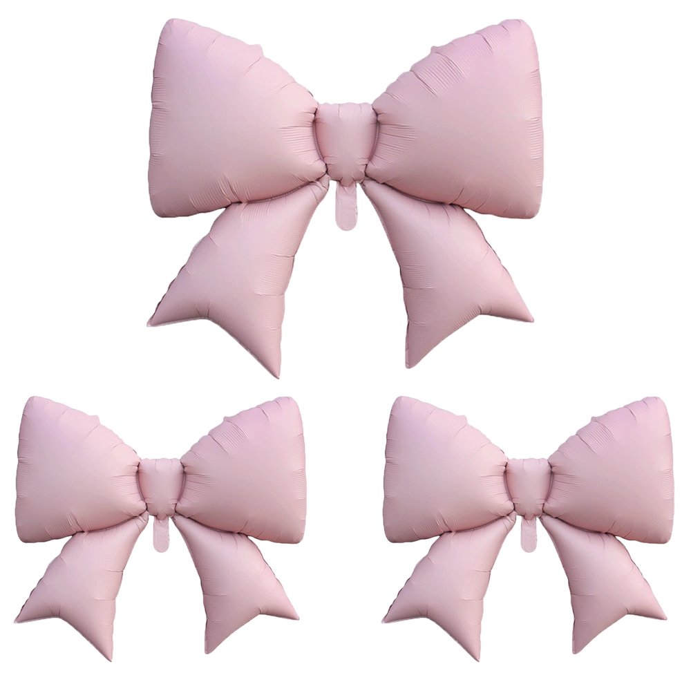 Store sløyfefolieballonger hvit blå rosa rød gull sløyfeballong babyshower gutter jenter kjønnsavsløring bursdagsfestdekorasjoner