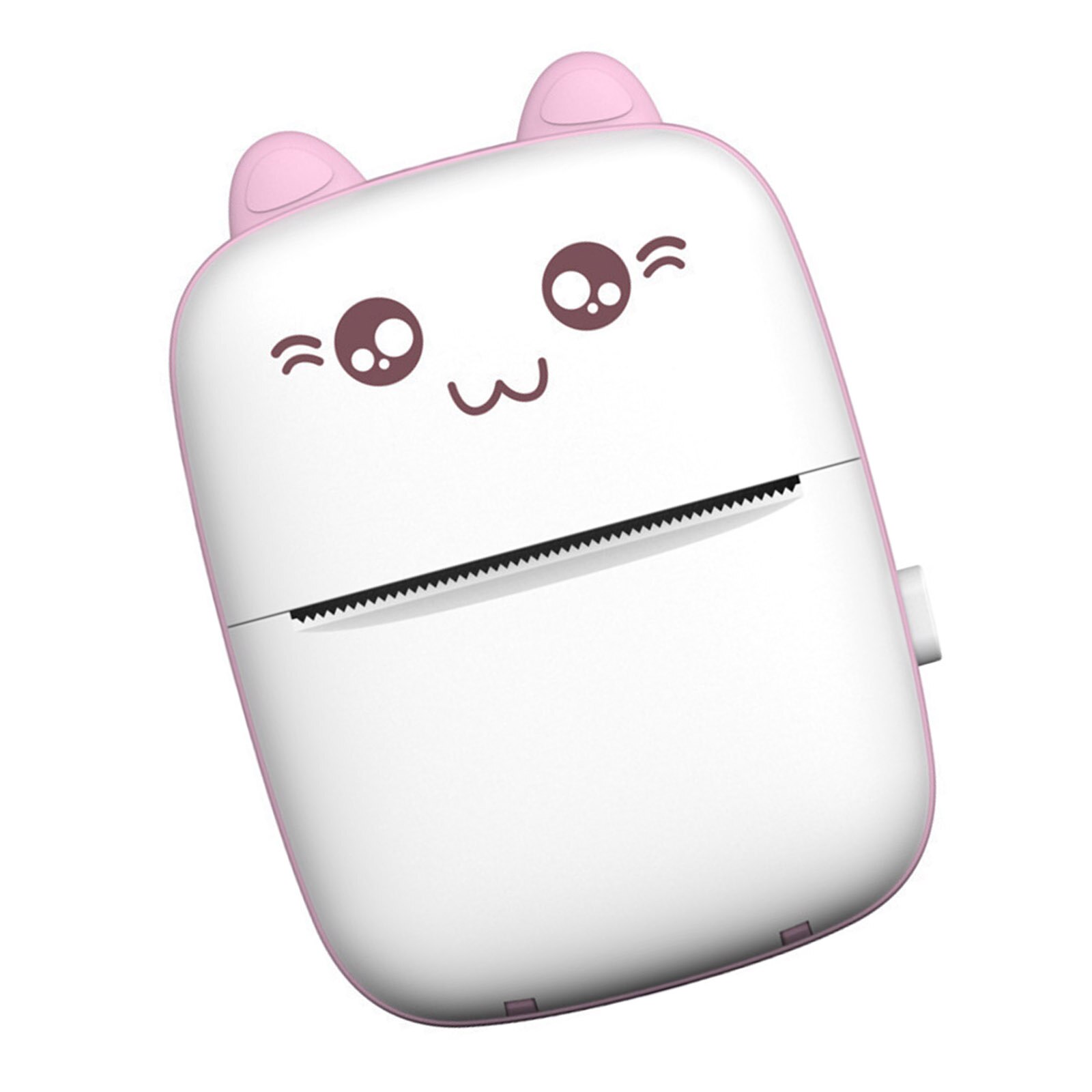 2022 kabellose bluetooth-mini-drucker, tragbarer fotoetikettendrucker, thermodrucker für smartphones mit druckpapier (weiß)