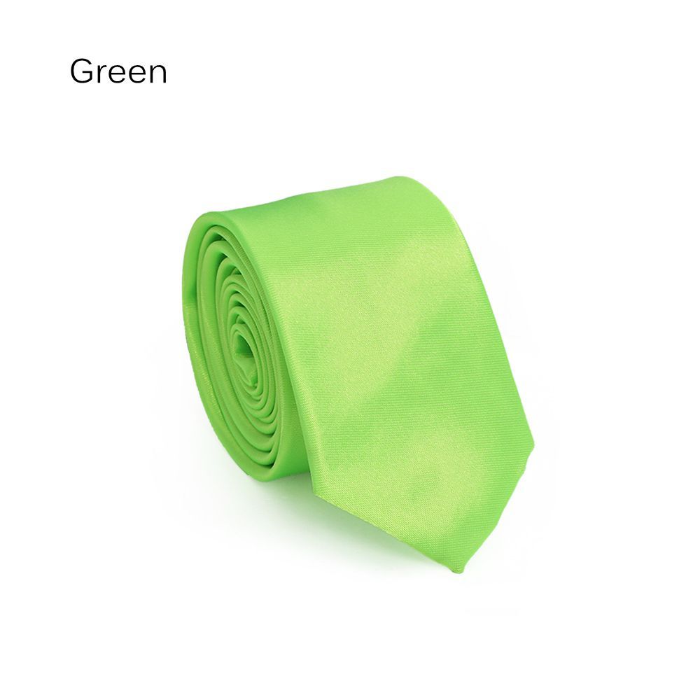 Mode Casual Slanke Effen Heren Effen Magere Hals Feestbruiloft Stropdas Zijden Stropdas: Rood