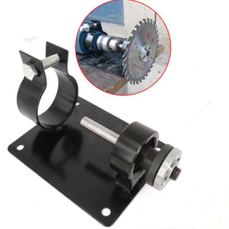 Electric Drill Cutting Base Seat Stand Holder Sets with 2 Wrenchs and 2 Gaskets for Polishing / Grinding