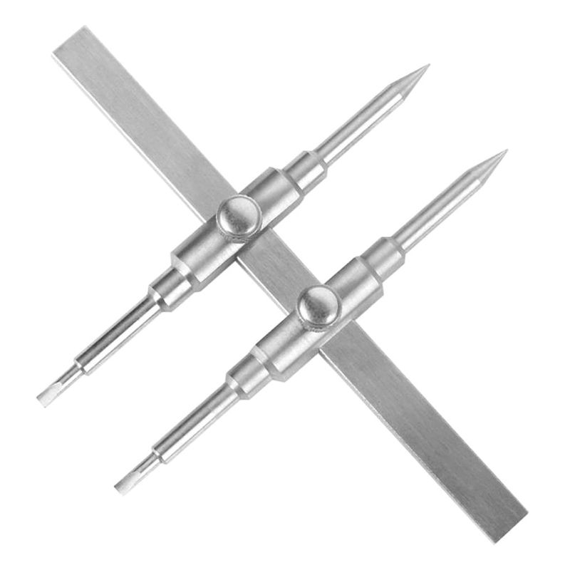 1 Set Dual Tip Stainless Steel Lens Spanner Wrench Opening Tool for DSLR Cameras