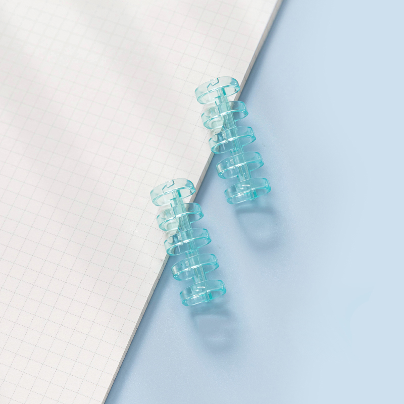 MOHAMM 1 PC Mini Plastic 5-Hole Loose Leaf Binder Book Rings for A5 B5 A4 Paper Storage Tool Scrapbooking Art Craft DIY Student: A 1 Piece