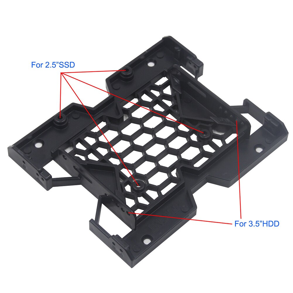 5.25 3.5 2.5 Hdd Adapter Bracket Hard Drive Tray Case Cooling Fan Ssd Montage