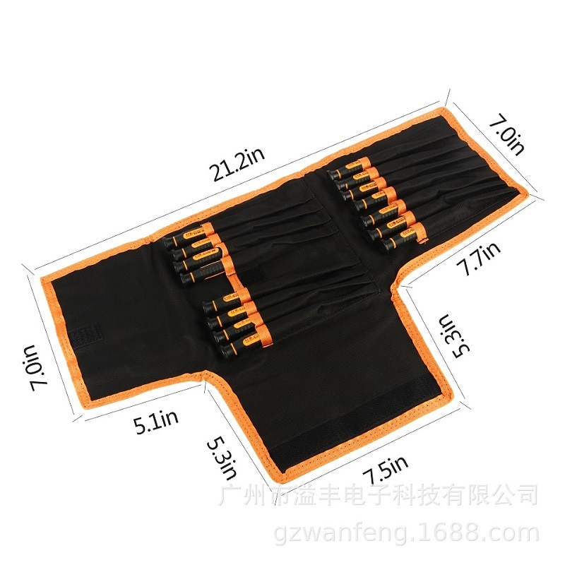 15 Pcs Flat Cross Pentalobe Torx Screwdriver Set for iPhone Mobile Phone Tablets PC Laptop Repair Tools Kit