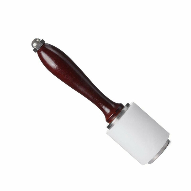 Läder carving hammar kit trä pyssel hantverk kohud punch cutter handgjorda hammare verktyg med handtag läder hantverksverktyg