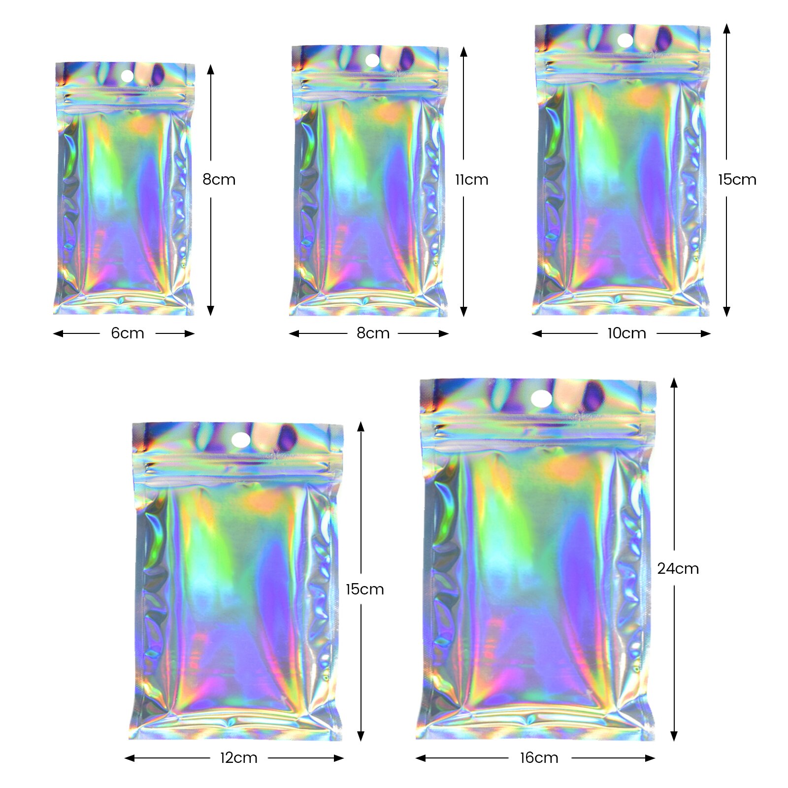 50 peças sacos de armazenamento resealable folha bolsa saco de ziplock plano inodoro para escritório em casa e pequeno negócio