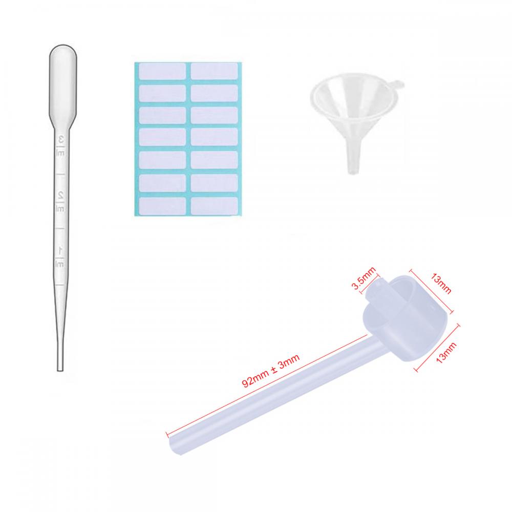 1ml/2ml/3ml/5ml Empty Mini Glass Perfume Small Sample Vials Perfume Bottle Laboratory Liquid Fragrance Test Tube Trial Bottle