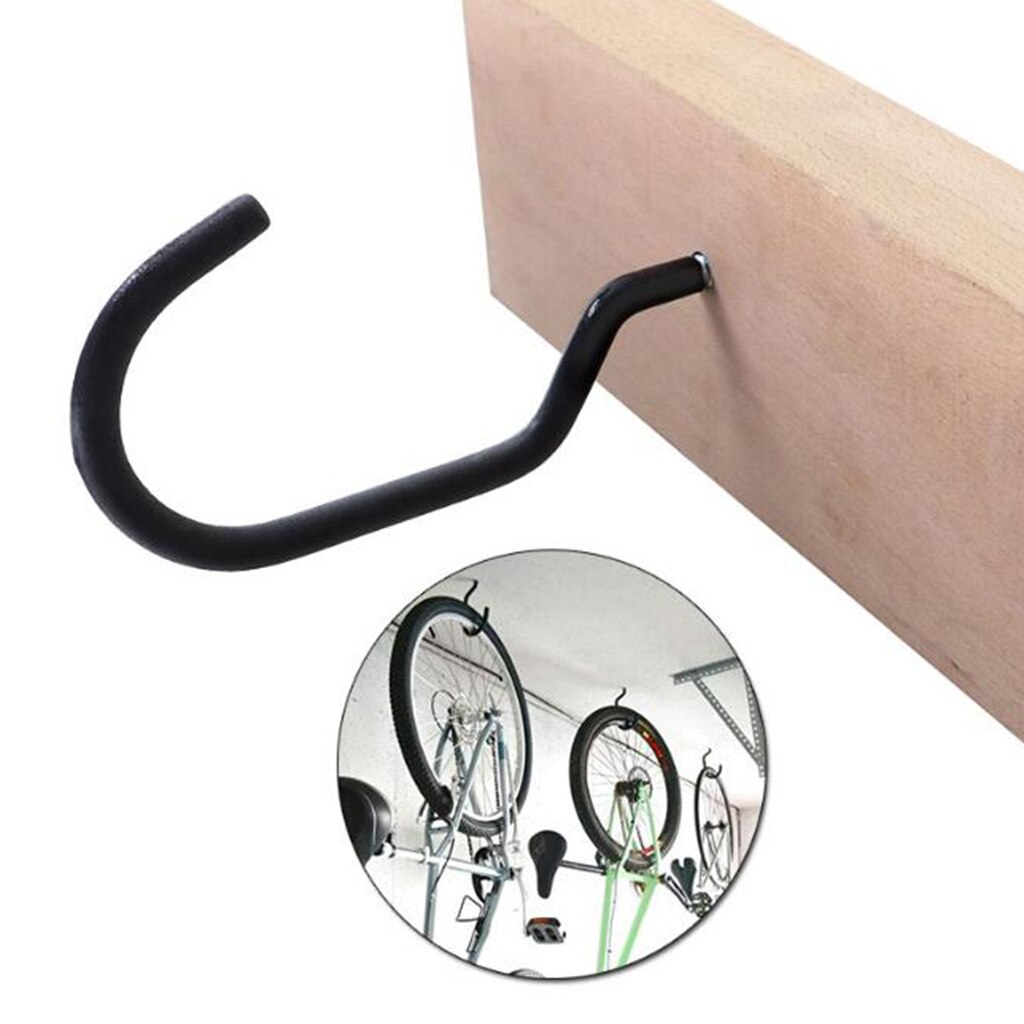 Max. 45kg Bike Stoage Hooks Premium Steel Wall Ceiling Hanging Heavy Duty Road Bicycle Storage Hooks Bike Support Stand Bracket