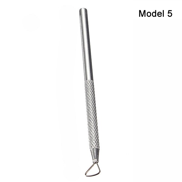 Aluminium Aardewerk Klei Carving Cutter Keramische Sculpting Polymer Klei Modeling Tool Playdough Gereedschap: Model 5