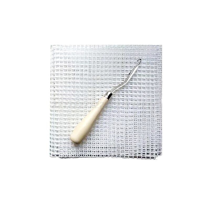 Modèle gratuit Crochetage de Tapis Maille Toile En Bois Plié Crochet Kit DE BRICOLAGE Outil Pour tapisserie Tapis De Broderie Artisanat Décor