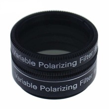 1.25 tommer variabelt polariserende filter  no3 -  dæmper gradvist synet - øger kontrasten for teleskopokularet