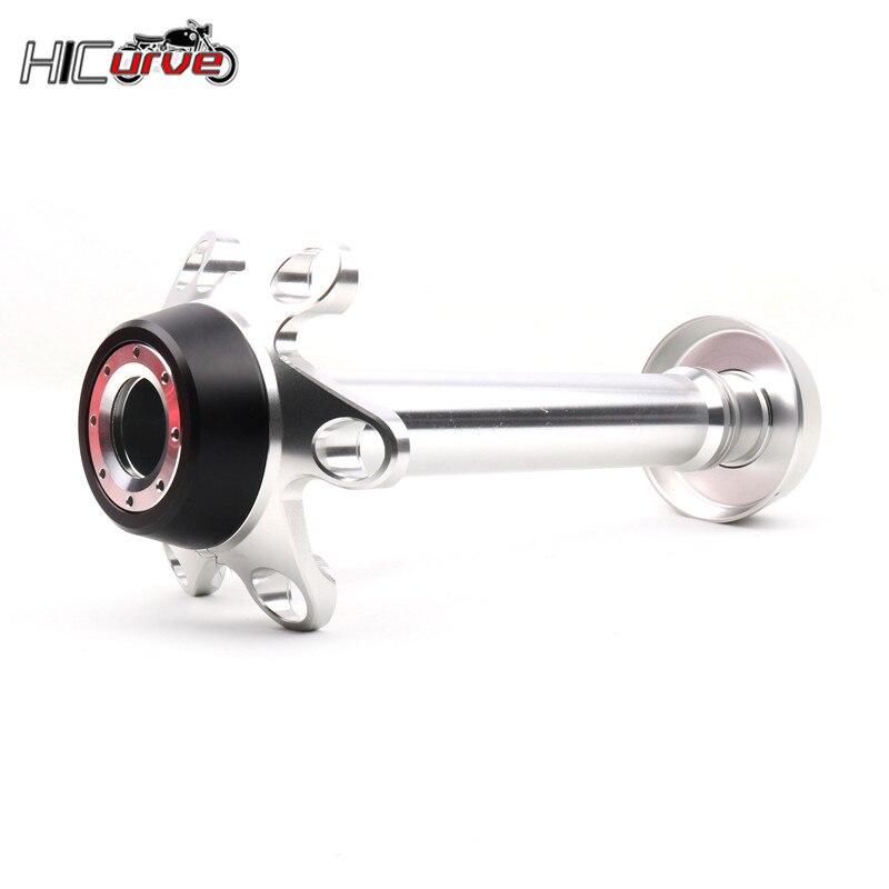 For DUCATI Diavel XDIAVEL 1200 Motorcycle Accessories Rear Axle Fork Crash Frame Sliders Wheel Protector: Silver