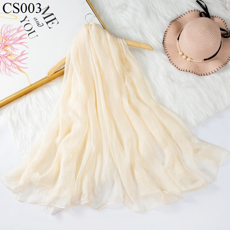 Scarf hijab scarf kvinnor dansar sidenscarf sjalar och omslag enfärgad huvud hals halsduk bandana satin pashmina: Beige