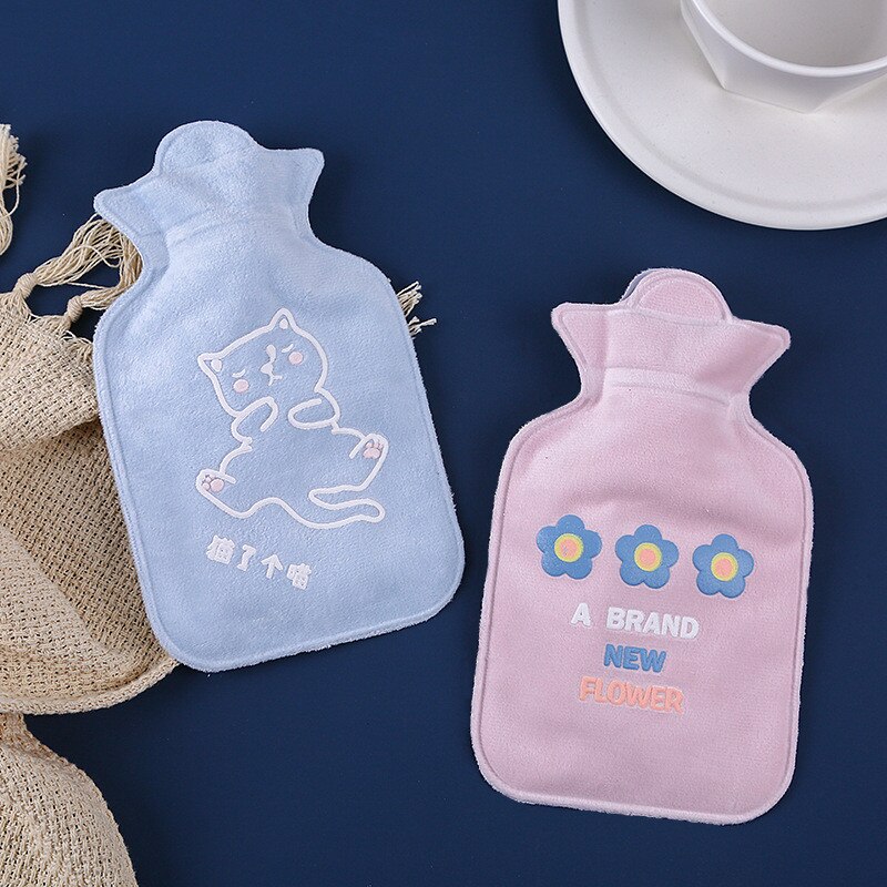 Neue Flasche Weichen Heißer-wasser Tasche Plüsch Student Durable Cartoon Tragbare Winter Warm Wärme Mehrweg Hand Wärmer