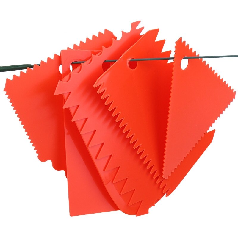 6pcs Plastic Clay Scraper Set Scraping Handle Carved Soft Clay Sculpture Knife Industrial Clay Scraper Sculpture Pottery Tools