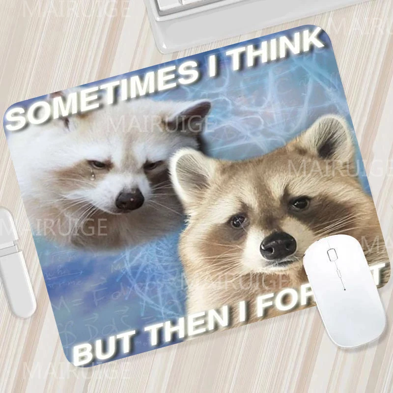 Funny Meme Small Mouse Pad Kawaii Office Mat Gamer Rugs Cute Desk Mats Gaming Accessory Mouse Table Carpet Surface for Computer