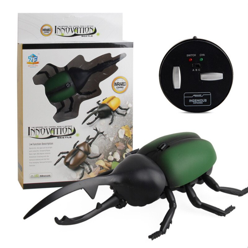 Cucaracha eléctrica con Control remoto para niños, juguete de simulación de insectos, araña infrarroja, cucarachas