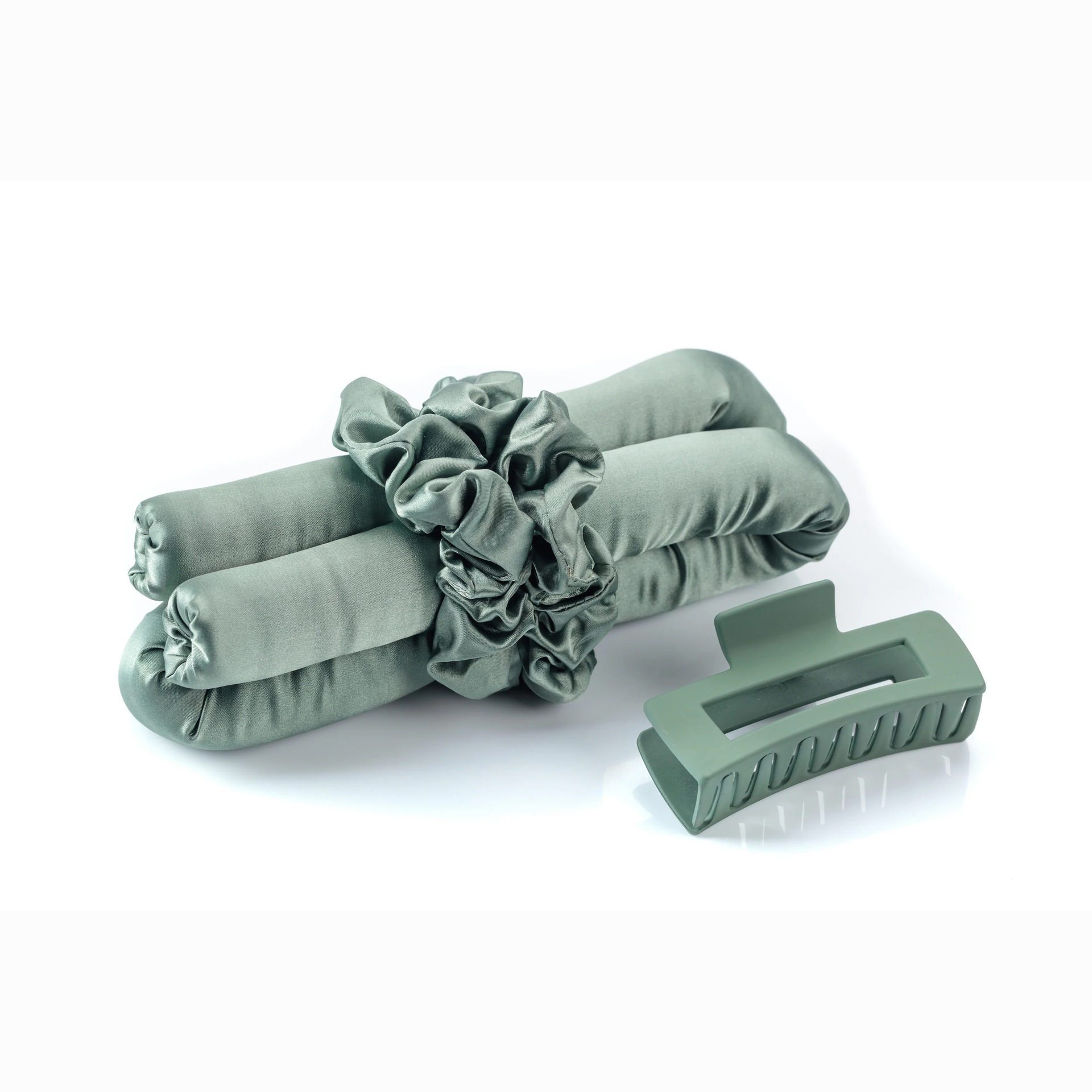 Heatless Curling Rod Headband No Heat Hair Curlers Ribbon Hair Rollers Sleeping Soft Curl Bar Wave Formers DIY Hair Styling Tool: black