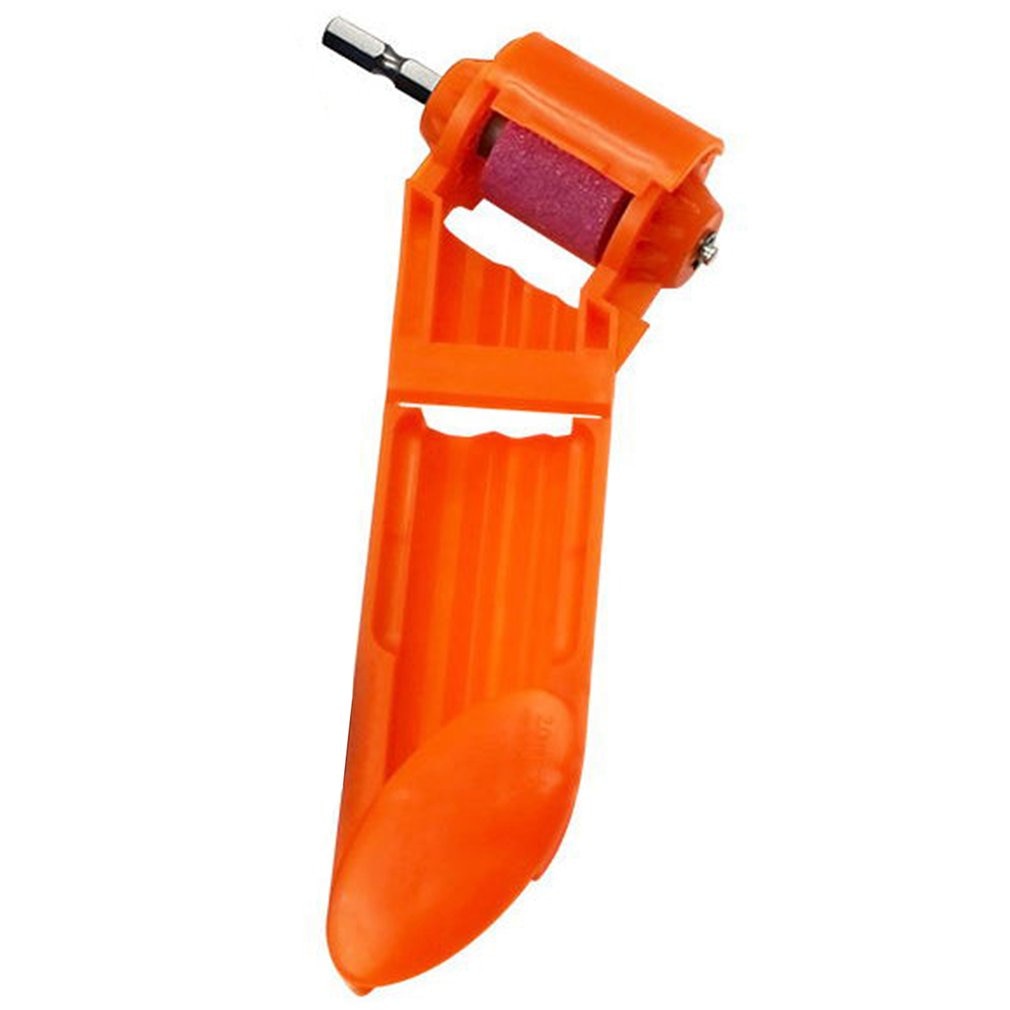 Bærbar slibebitssæt slibemaskine slibeskive elektrisk kniv spiralbor mini vinkelslibemaskine elværktøj: Orange