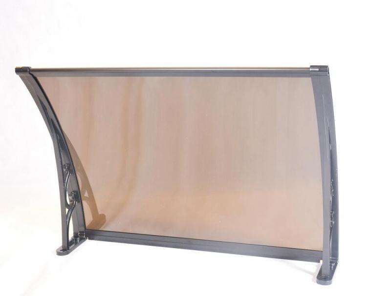WLXTZYF Patio raam luifel, voordeur luifel transparant gesplitst polycarbonaat, geluiddichte