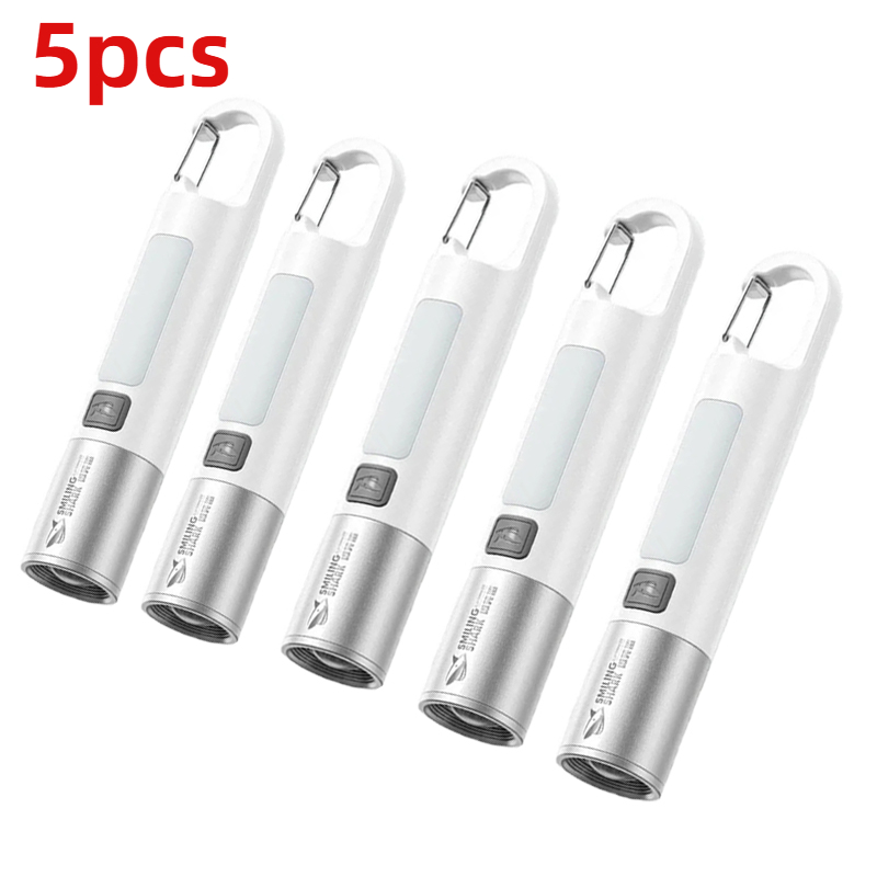 Xiaomi Outdoor Strong Lights Flashlight Camping Emergency Household High Brightness Multifunctional Rechargeable With Side Light: RGB