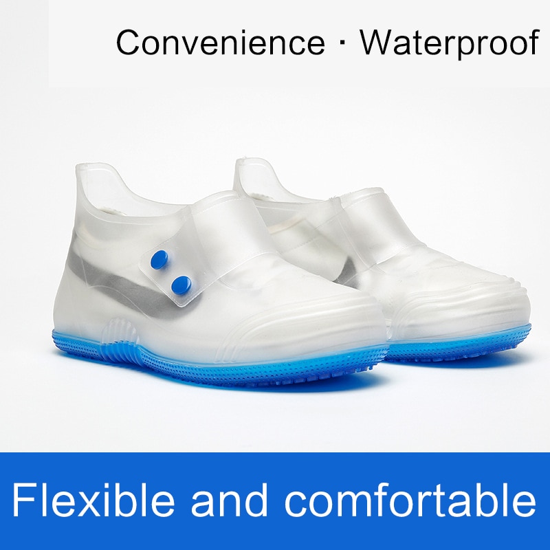 Waterdichte Schoenen Cover Voor Mannen Vrouwen 3 Kleuren antislip Regen Schoenen Dekken Schoenen Elastische Herbruikbare Regen Laarzen overschoenen