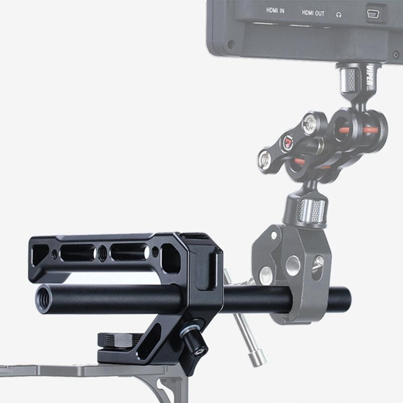 Aaae top -r008 kamera kallsko handtag med arri lokaliseringsskruv  m5 roterande skruv extern monitor mikrofon för dslr nikoncanon s