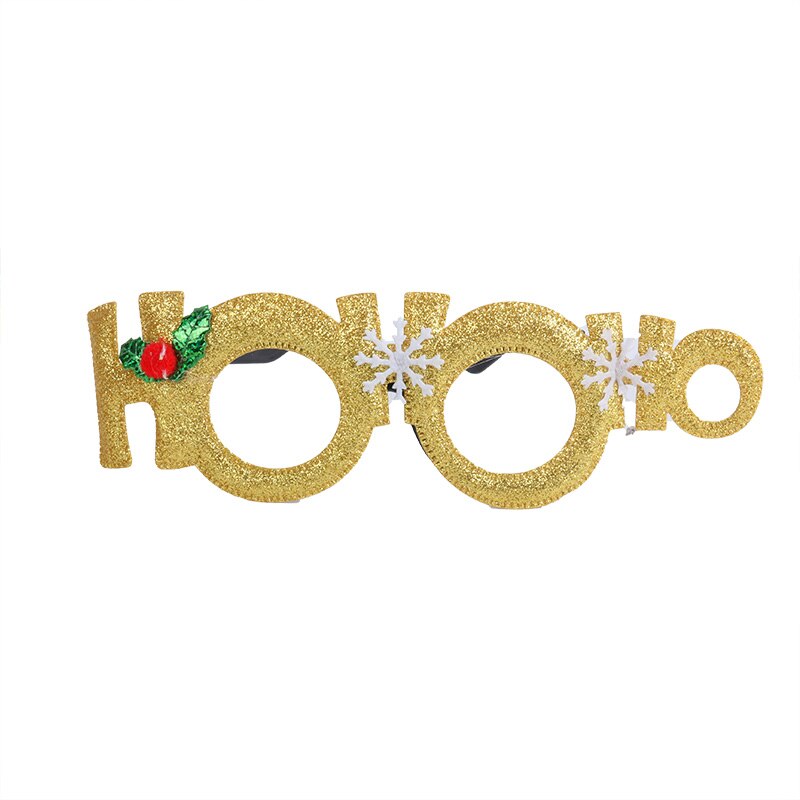 Nowy rok 2021 numer okulary ramka na zdjęcie rekwizyty do fotobudki Navidad ozdoby świąteczne szczęśliwe przyjęcie noworoczne fantazyjne okulary dla dzieci prezent: style J