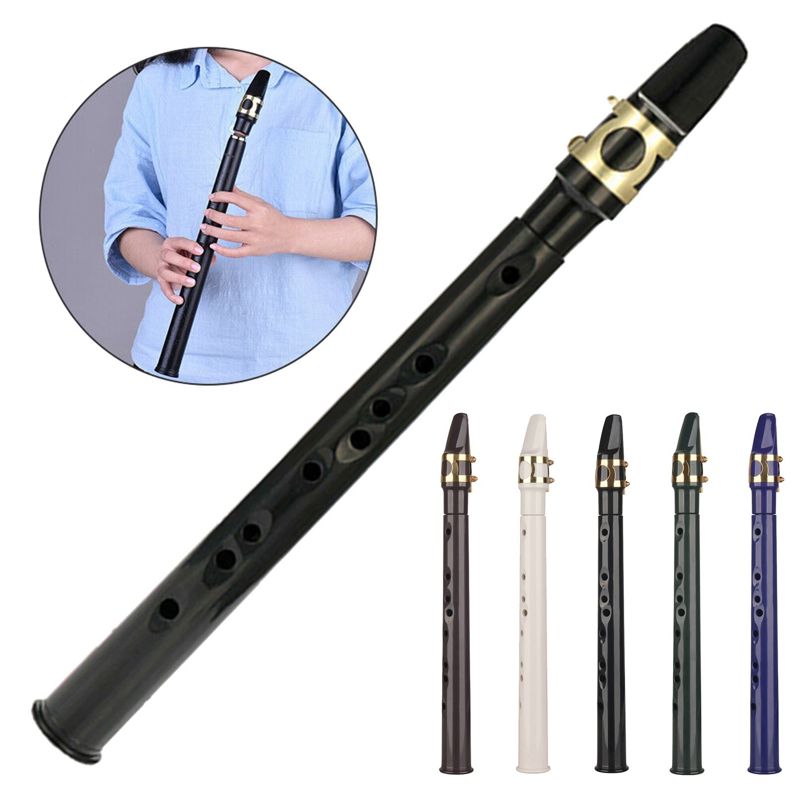 Pocket Sax Mini Saxophone Sax Portable Little Saxophone Plastic Woodwind Practicing Training Instrument for Beginner