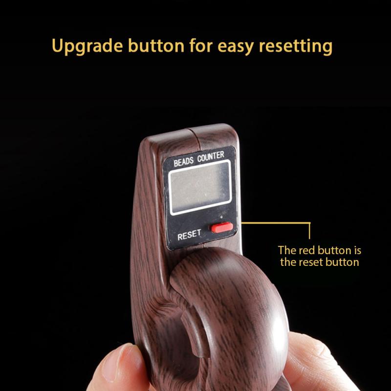 1 pz nuova elettronica Tasbeeh contatore di conteggio digitale con LED facile ripristinabile originale rosario digitale rilassamento giocattoli Dropshipping