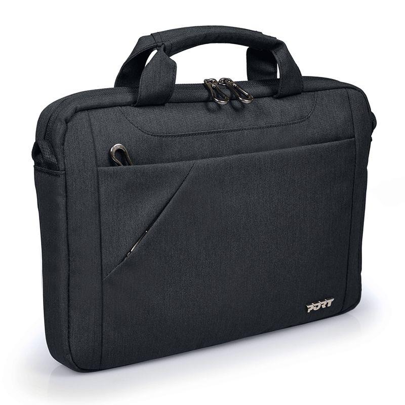 Port Designs – sacoche pour ordinateur portable 135072 cm (39,6 &quot;), sacoche noire à bandoulière, 15.6 cm (39,6&quot;), Tirant, 15.6