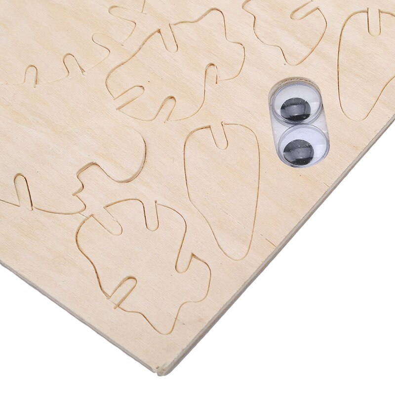 3D Houten Uil Puzzel Jigsaw Houtbewerking Kids Kit Speelgoed Model Diy Bouw Dier Puzzel Game Vergadering Voor Kinderen