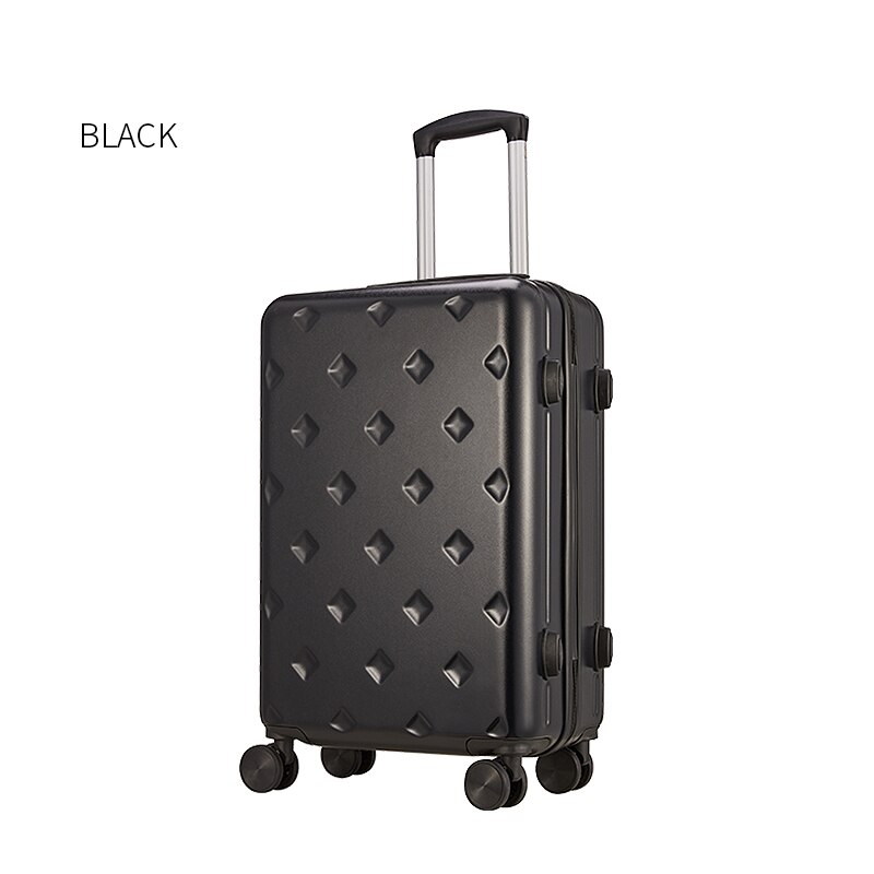 Maleta Mini 20 pulgadas equipaje rodante Maletas De Viaje viajes De negocios equipaje rodante llevar-contraseña maleta 캐리어 شنط سفر: Black / 22 pulgadas