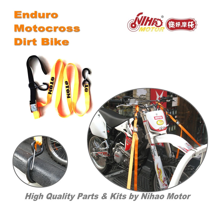 OT-84 Motocross Onderdelen Universele Ratchet 1.8M Lange Riem Binden Pull Strip Motorfiets Transport Enduro Kit Dirt Bike Spare