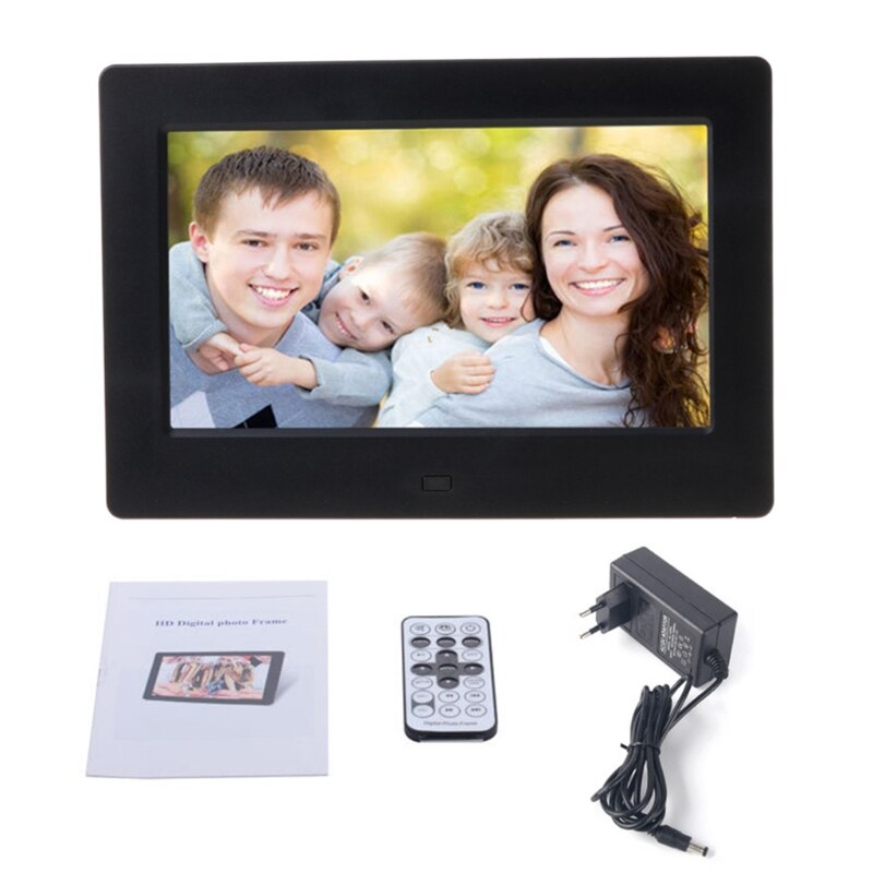 7 Inch Digitale Fotolijst Digitale Fotolijst Met Tn Display Speler Met Afstandsbediening