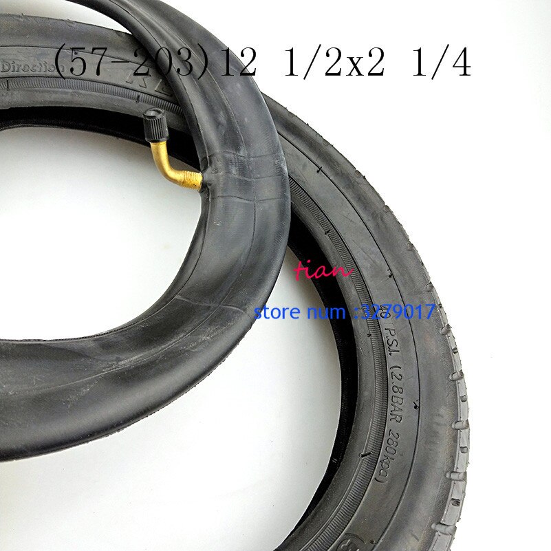 (57-203)12 1/2x2 1/4 tubo de tubo de pneu 12x2.125 trye se encaixa muitos scooters elétricos de gás e bicicleta dobrável bicicleta bicicleta da criança