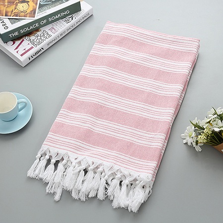 Turkiskt hamam handduk pestemal beach resa peshtemals bad fouta bomull stor 100*180 cm: N