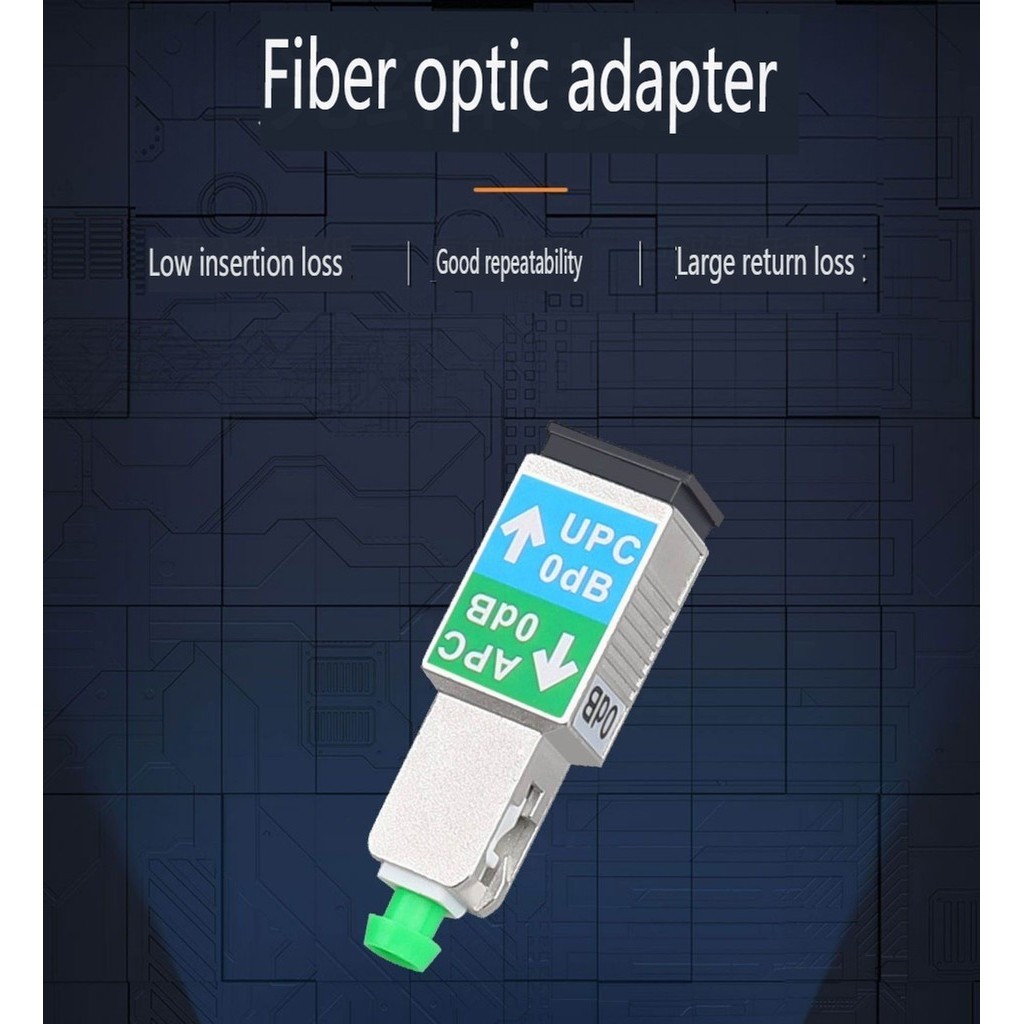 Optische Vezel SC-SC Adapter Upc Kabel Adapter Apc Naar Upc Koppeling Apc Simplex Single Mode Verlengd Conversiepaar Sc Mannelijk/Vrouwelijk: Bruin