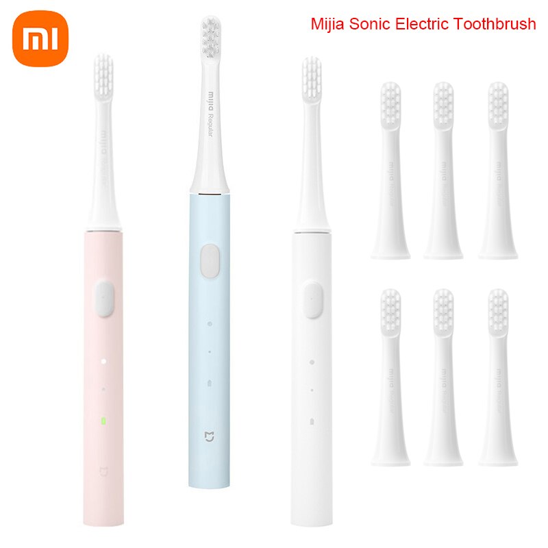 Xiaomi mijia sonic elektrisk tandbørste trådløs usb genopladelig tandbørste vandtæt ultralyds automatisk  t100 -tands børste