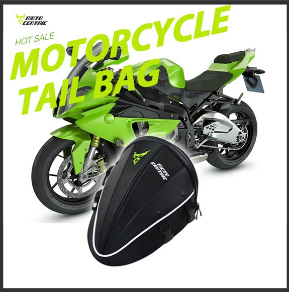 Bolsa trasera moto cross moto rcycle bolsa de asiento trasero oxford funda superior multifunción mochila de hombro impermeable mochilas surtidas: MC-Bag-070 Green