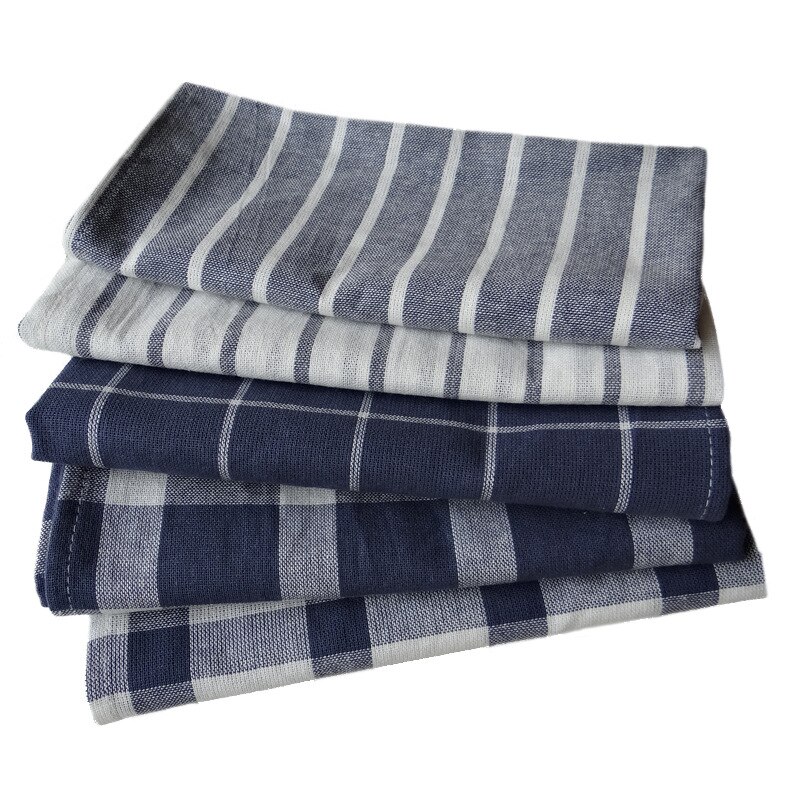 6pcs/lot European White Waffle Lattice Cloth Home Party Kitchen Dishes Table Napkins Decorative Handkerchief Tea Towels 50x70cm: Mixed Color 1