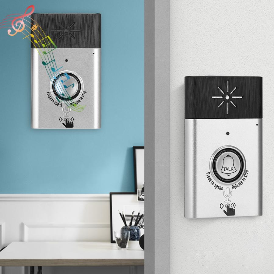 Door Bell Alarm Smart Wireless Voice 2-Way Intercom Doorbell Access Control System Home Security ring doorbell