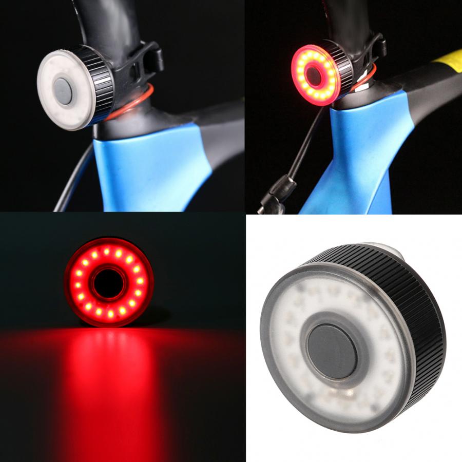 Usb Oplaadbare Fiets Achterlicht Led Achterlicht Fiets Achterlicht Waarschuwing Lamp Compact Styling