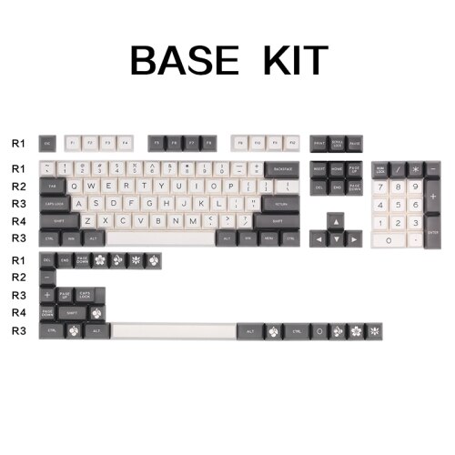 MAXKEY ABS SA profile Double-Shot keycap foundation mechanical keyboard key caps for MX switches