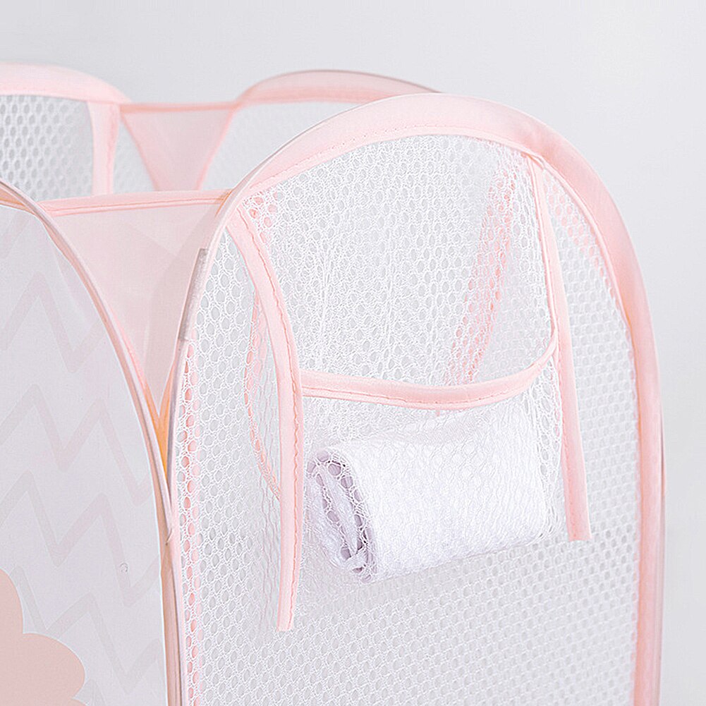 Washing Dirty Clothes Big Basket Organizer Cartoon Foldable Handle Stand Storage Box Toy Bin Laundry Basket Super Large Bag