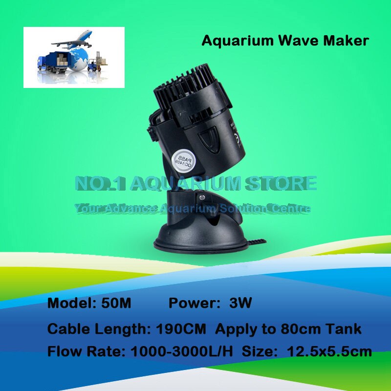 Sobo bølge maker akvarium fisketank powerhead pumpe marine rev korall filter sirkulasjon sugefeste fisk autorisert forhandler: Wp -50m 3w / adapter til eu-plugg